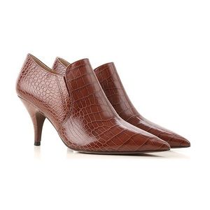 Tory Burch | Georgina Croc Embossed Ankle Bootie